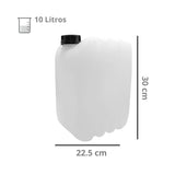 Bidon De Polietileno Con Tapa De 10 Litros R-51