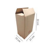 Caja de Cartón para Envíos y Mudanzas 21x15x33 cm - Pack 25 Piezas