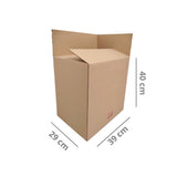 Caja de Cartón para Envíos y Mudanzas 39x29x40 cm - Pack 25 Piezas