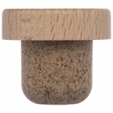Tapón Corcho De Madera Para Botella de Vidrio Bordalesa