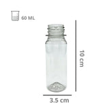 Botella Shot de Plástico para Envase R-28/400 Sin Tapa