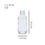 Frasco de Vidrio Tipo Gotero R-20/410 Sin Tapa