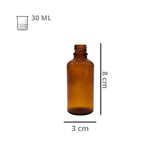 Frasco de Vidrio Tipo Gotero R-18/410 Sin Tapa