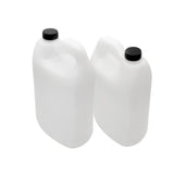 Garrafa plana Blanco 1 galón R-38/400 con Tapa Negra