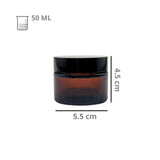 Pomadera Vidrio Con Tapa Y Liner