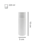 Envase Talquero de Plástico Con Tapa 220ml