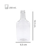 Botella de Plástico Anfora para Envase R-24 Sin Tapa