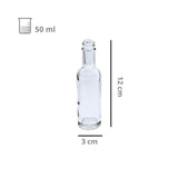 Botella Vidrio 50 ML R-18/400 Sin Tapa