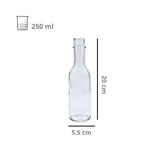 Botella de Vidrio R-28/350 Sin Tapa
