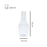 Botella Exprimible de Plástico (Squeeze Bottle) para Salsas y Aderezos R-33/400 Sin Tapa