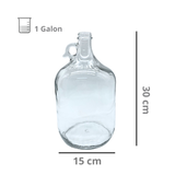 Botella Pistol Vidrio 1 gal R-38/400 Sin Tapa