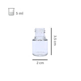 Mini Botella de Plástico para Envase 5 ml R-15/415