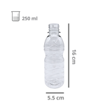 Botella de Plástico PET Con Ondas R-28/410 Sin Tapa Mayoreo
