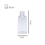 Botella Piramidal de Plástico de 30ml R-15/415