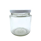 Frasco de Vidrio Redondo para Envase R-63 Twist Off Transparente Sin Tapa