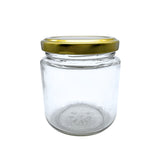 Frasco de Vidrio Redondo para Envase R-63 Twist Off Transparente Sin Tapa
