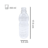 Botella de Plástico (PET) con Ondas R-28/410 Sin Tapa