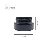 Tarro de Plástico Transparente para Envase R-58/410 Sin Tapa