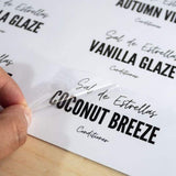 Pliego de Etiqueta Personalizada